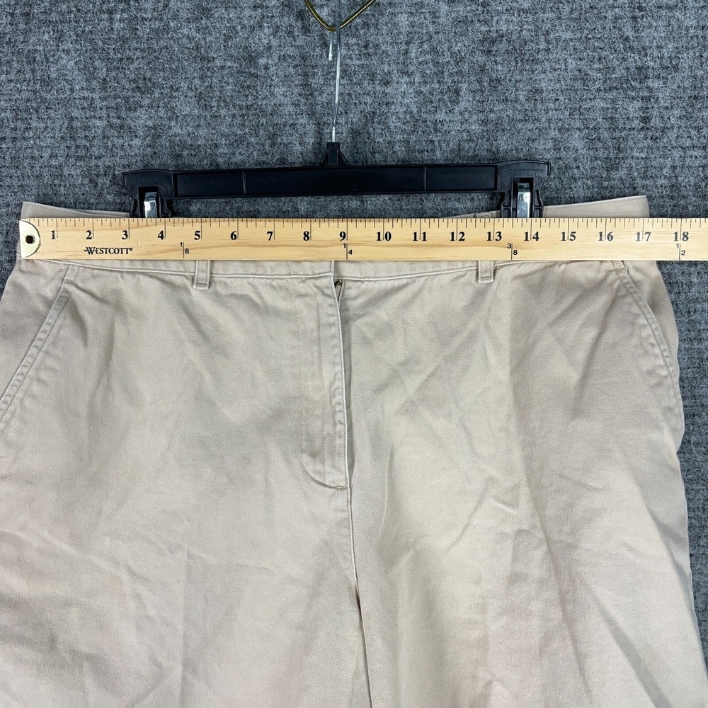 Lauren Ralph Lauren Flat Front Shorts Women 14 Classic Casual Minimal Clean Fit - Picture 5 of 9
